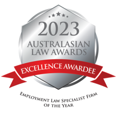 Australasian Law Awards 2023 Excellence Awardee logo